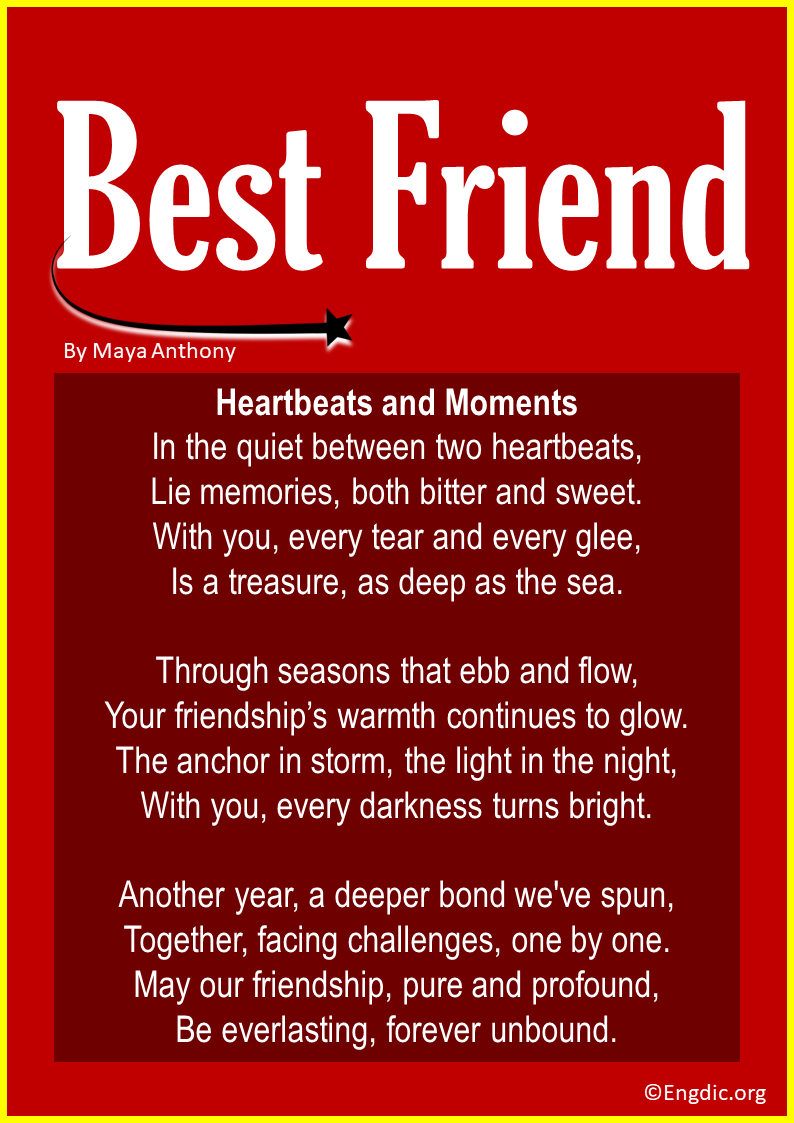 Heart Touching Birthday Poems for Best Friend