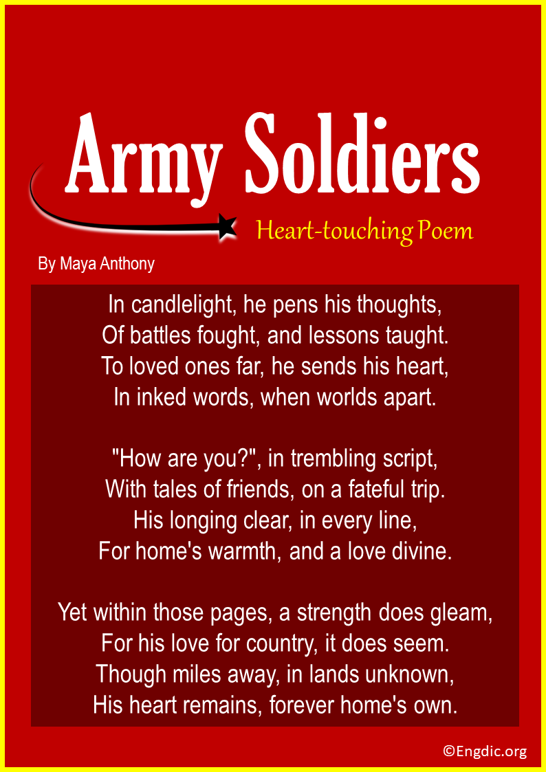 15 Best Poems about Army, Military, and Soldiers - EngDic