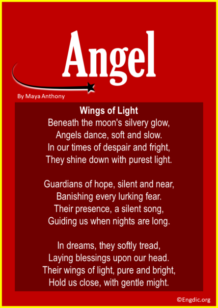 18 Short Inspirational Poems About Angels EngDic Inspirational Poems About Angel 444x628