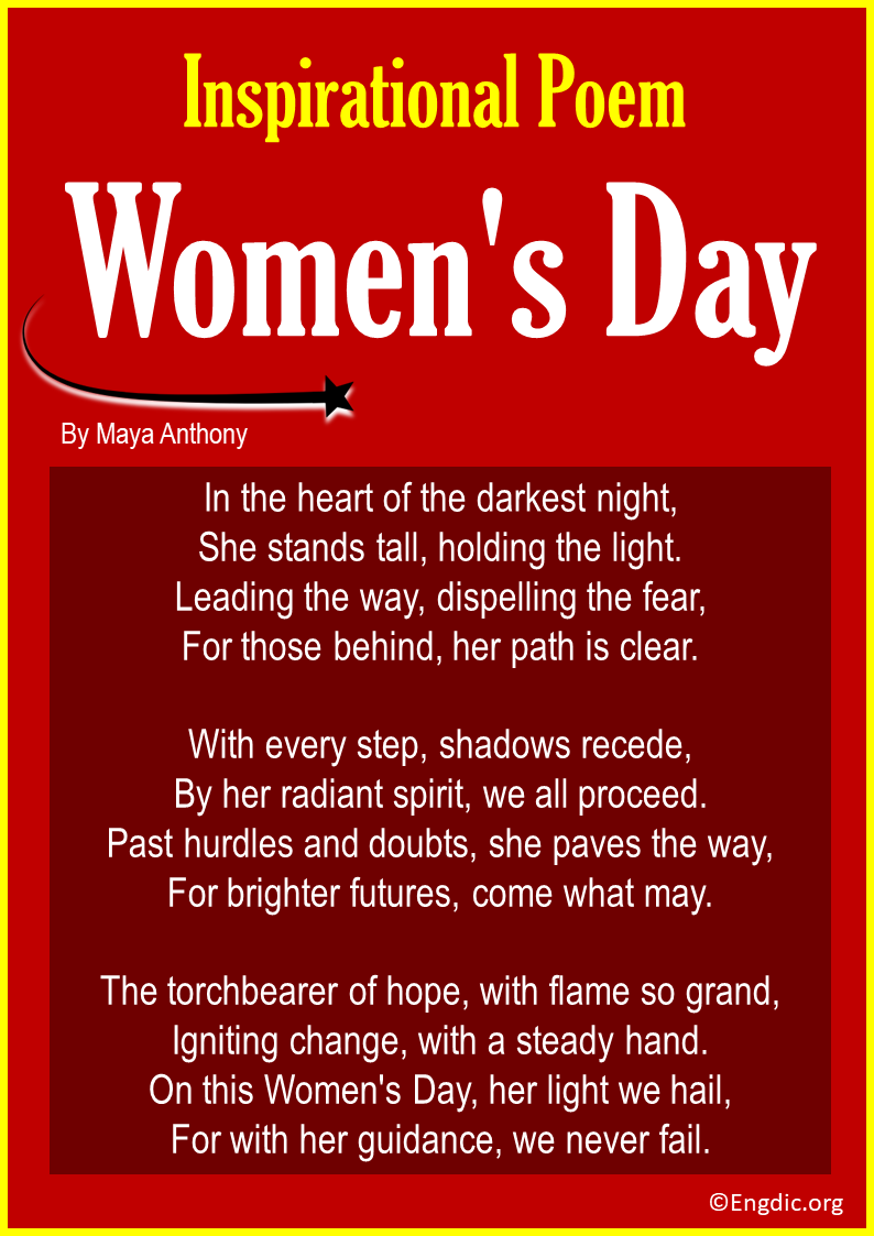 Inspirational Poems about Women's Day