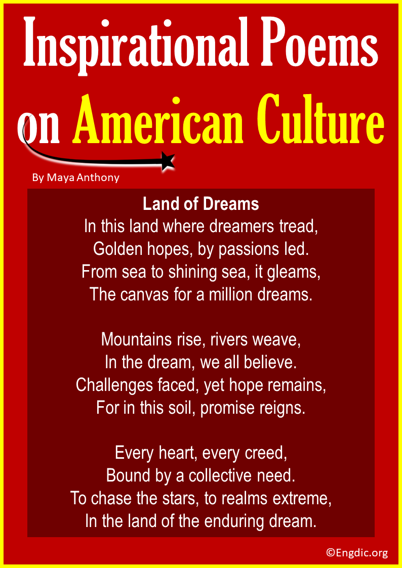 Inspirational Poems on American Culture