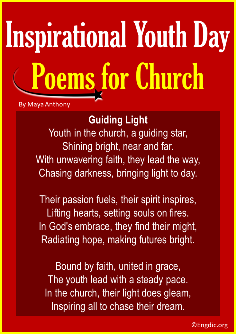 10 Best Youth Day Poems for Church - EngDic