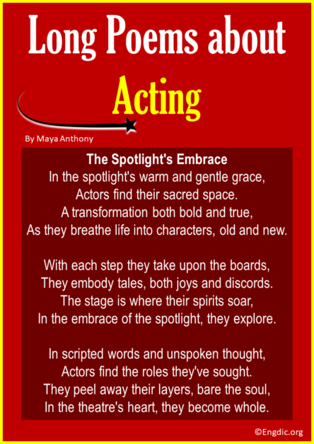 15 Best Poems about Acting, Actors, & Theatre - EngDic