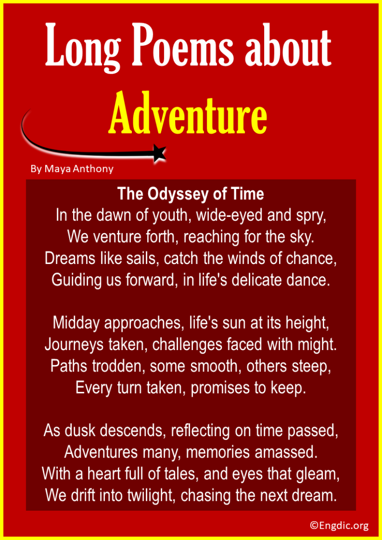 21 Inspirational Short Poems about Adventure EngDic
