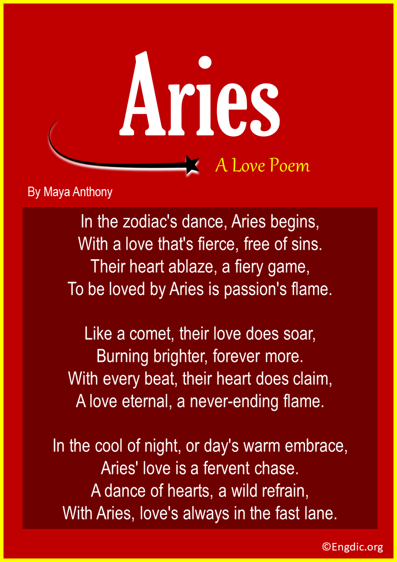 Love Poems about Aries