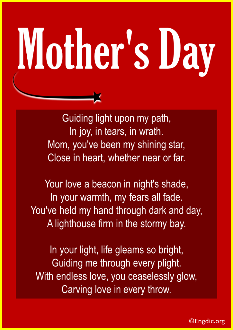 55 Best Mother's Day Poems (Make Her Cry & Laugh) - EngDic