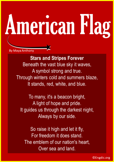 10 Best Patriotic Poems about American Flag - EngDic