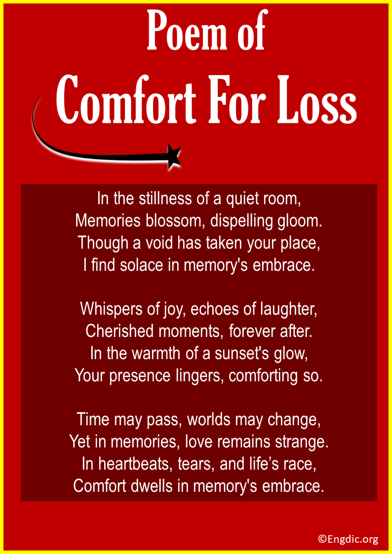 Poem Of Comfort For Loss