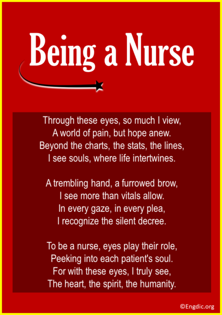 13 Inspirational & Appreciation Poems For Nurses - EngDic