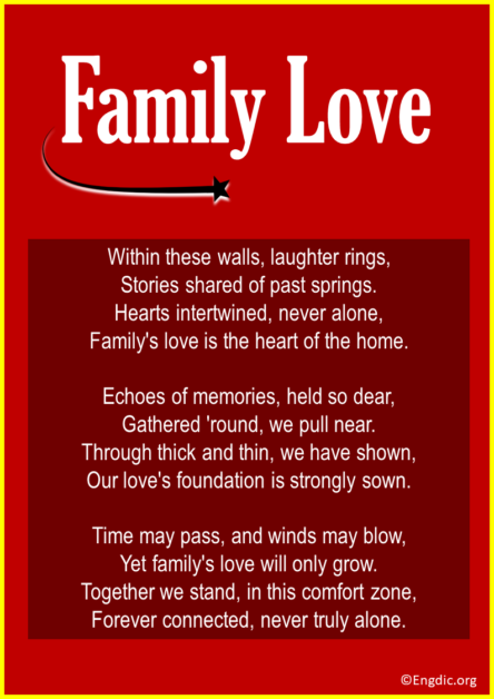 10 Short Poems About Family Love - EngDic