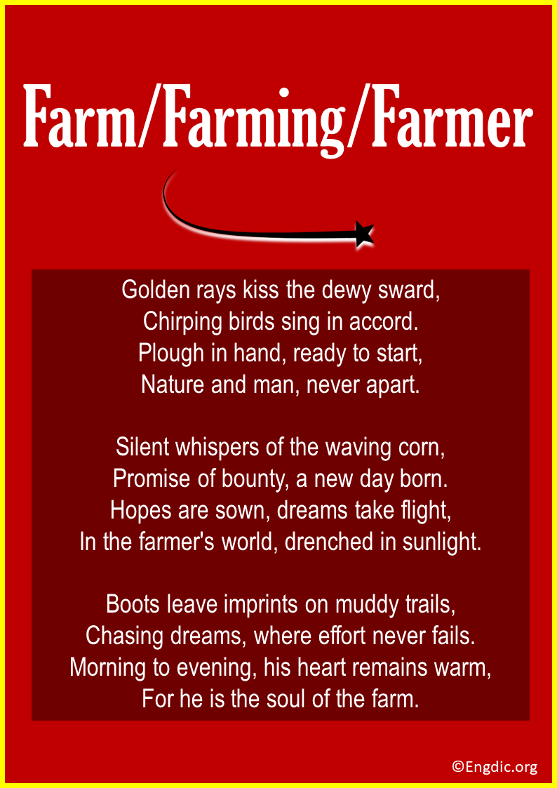 Poems About Farm, Farming, & Farmer