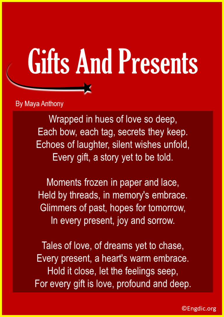 16 Best Poems About Gifts And Presents - EngDic