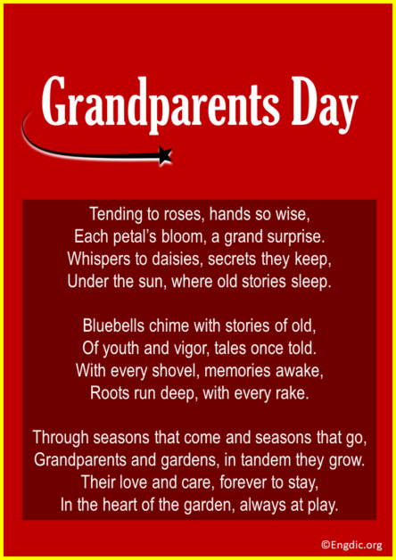 grandparents day poems and songs