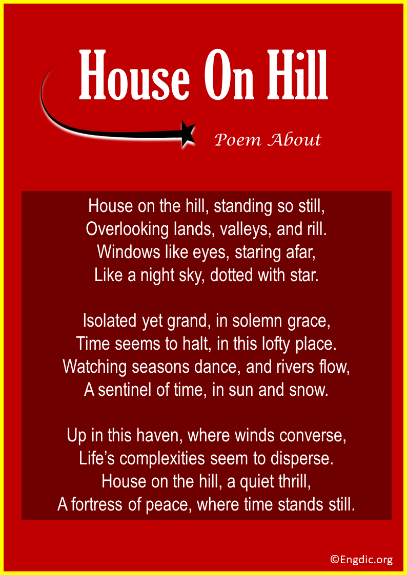 Poems About House On Hill