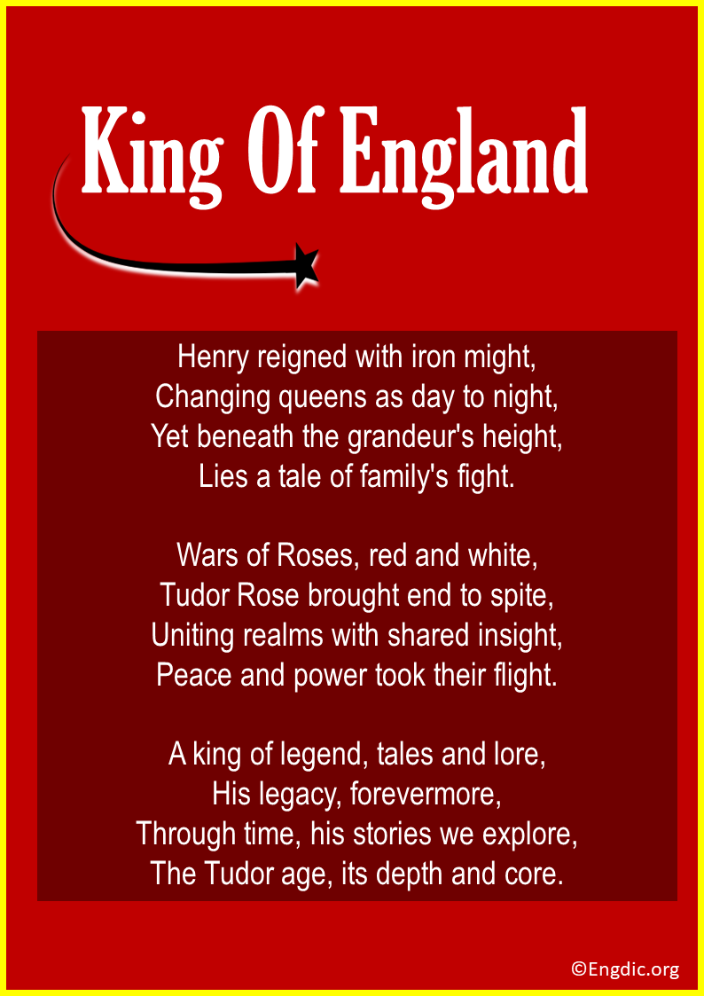 Poems About King Of England