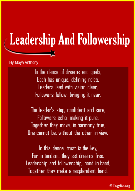 15 Best Leadership Poems | Followership and Teamwork - EngDic