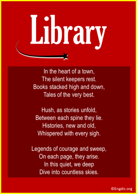 10 Short Poems About Library - EngDic