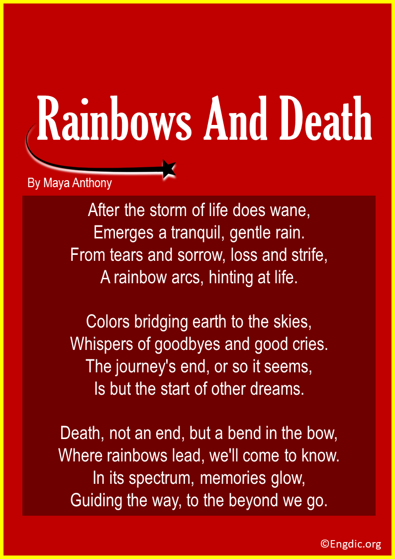 Poems About Rainbows And Death