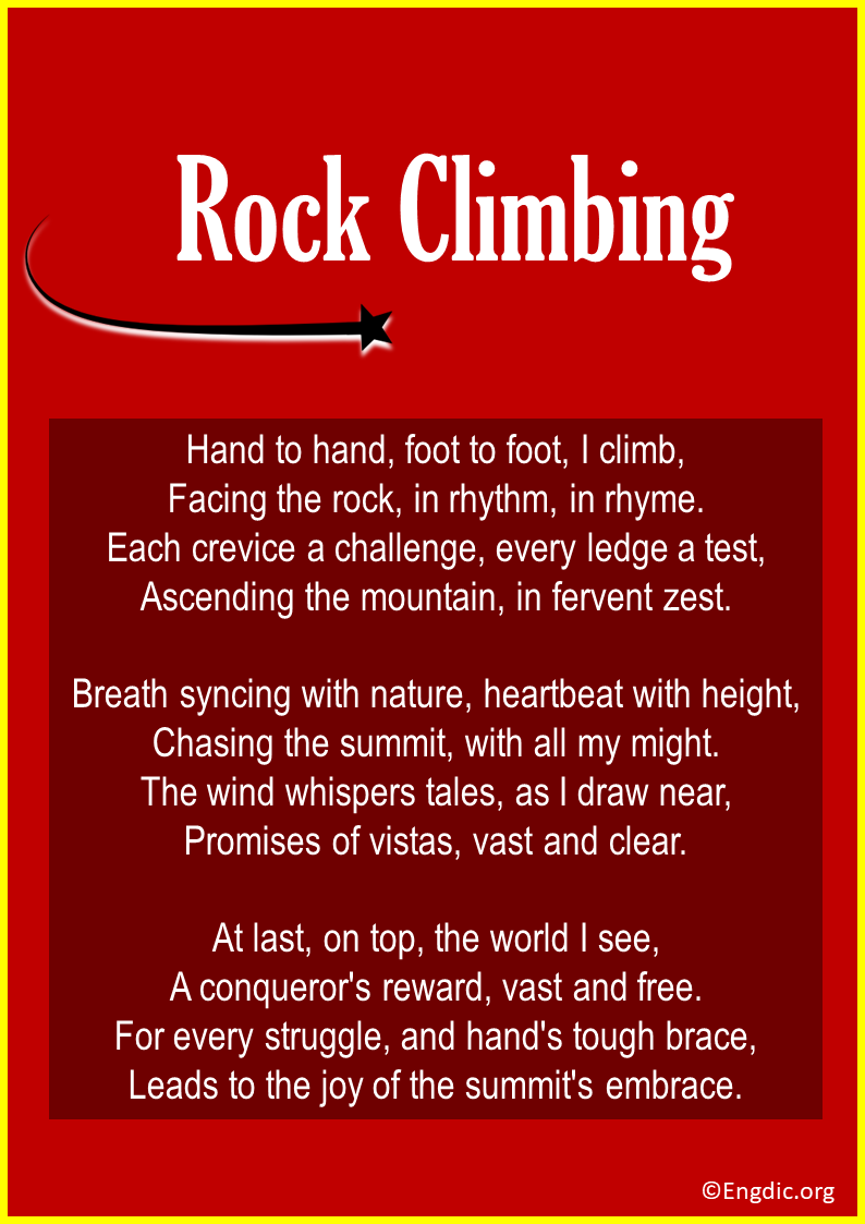 Poems About Rock Climbing