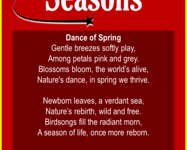 Top 10 Poems about Seasons (Summer, Winter & All Seasons)
