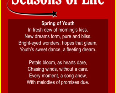 10 Short Poems About Seasons of Life