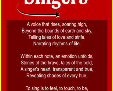 10 Short Inspirational Poems For Singers