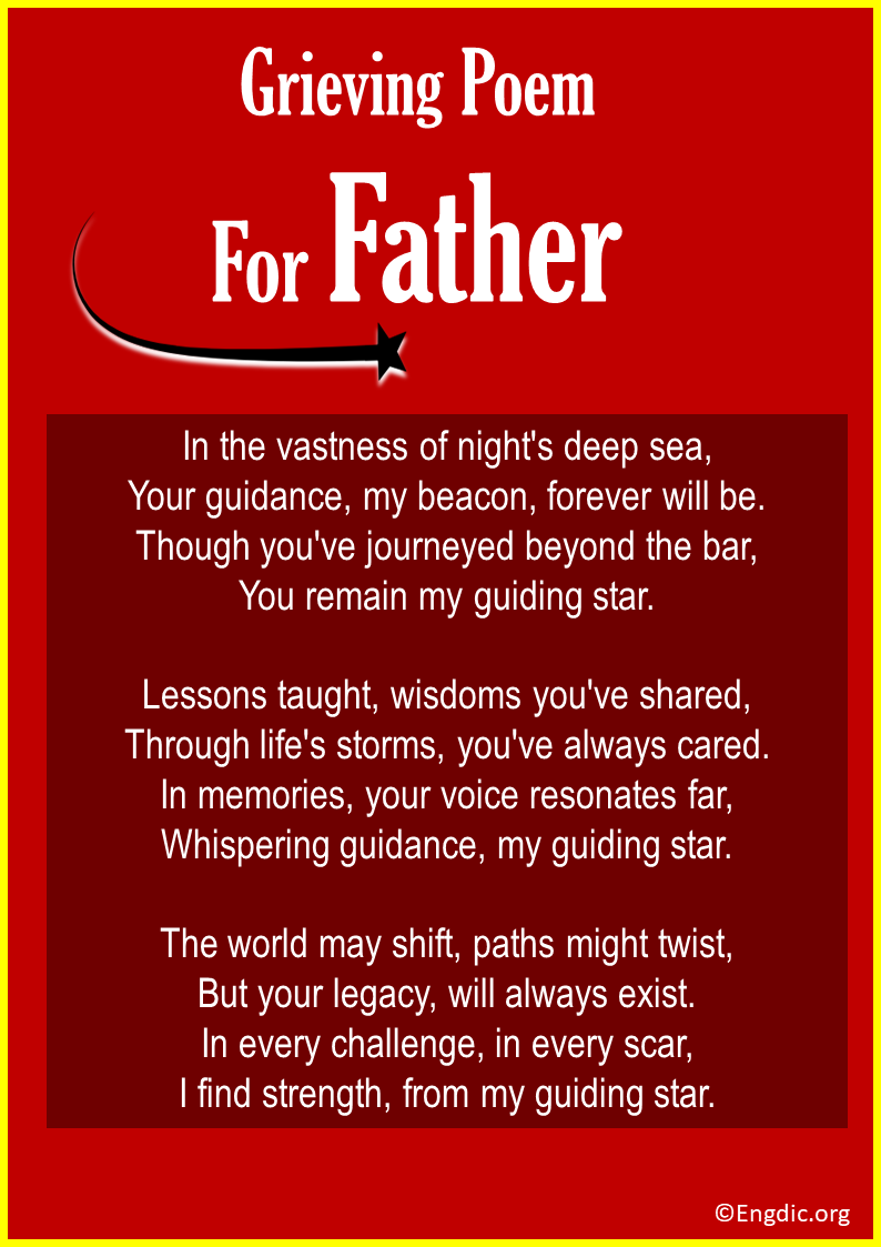 Poems For Grieving Father