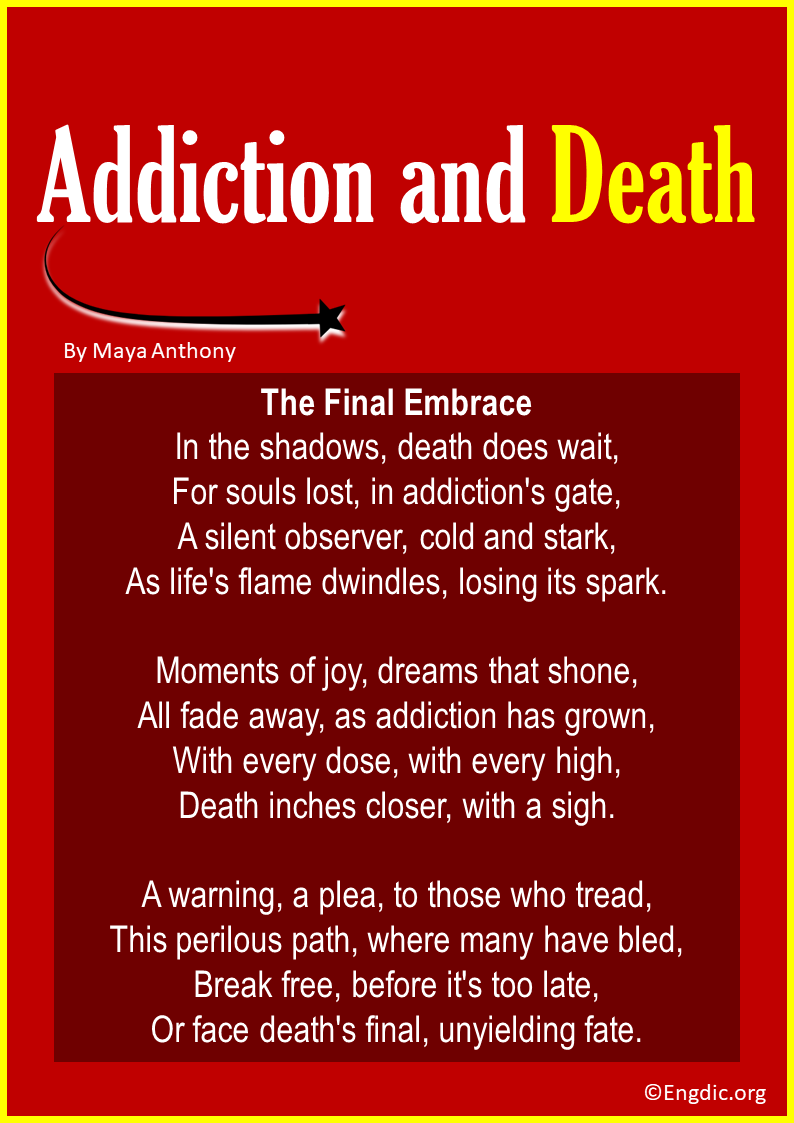 Poems about Addiction and Death