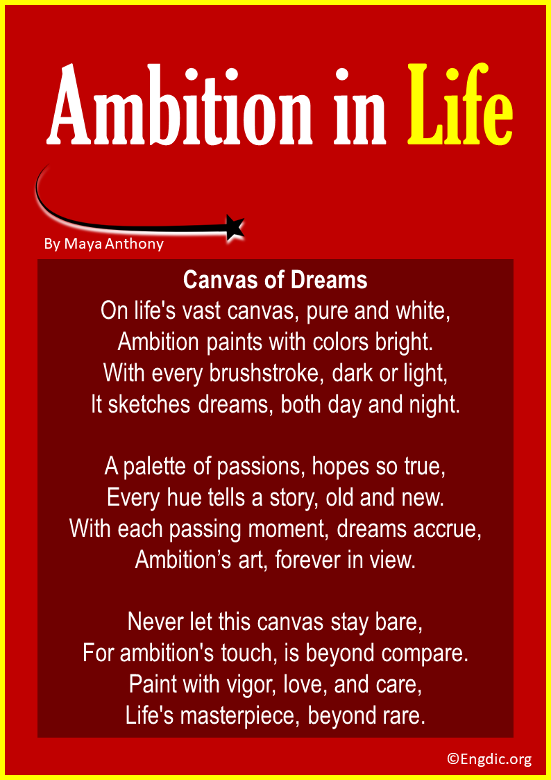 Poems about Ambition in Life