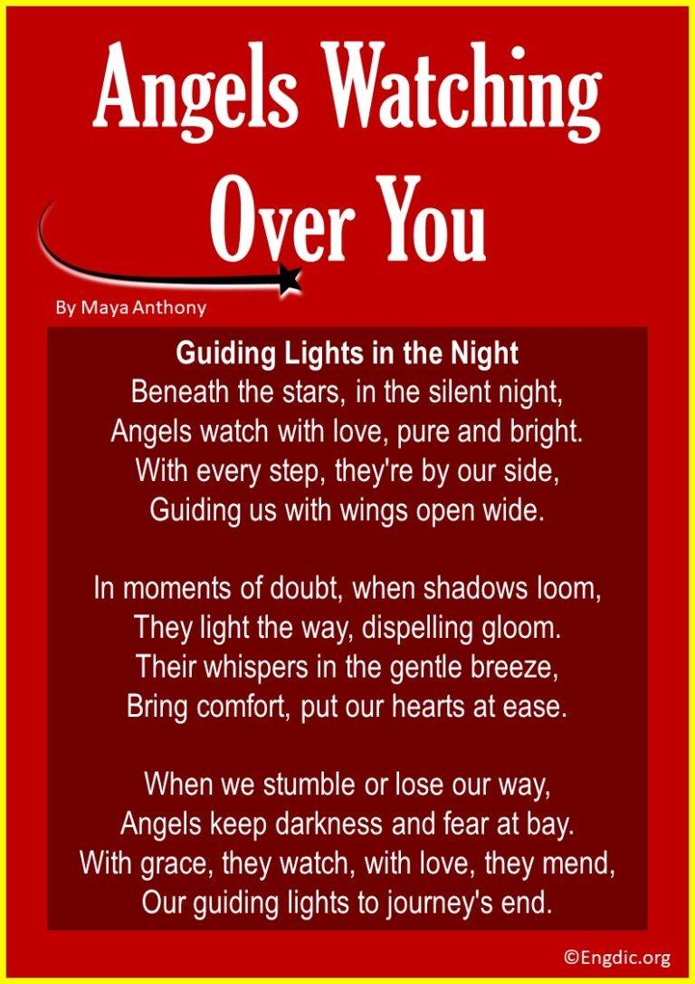 18 Short Inspirational Poems About Angels EngDic Poems About Angels Watching Over You 768x1086