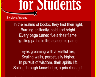 Top 10 Poems about Appreciation for Students