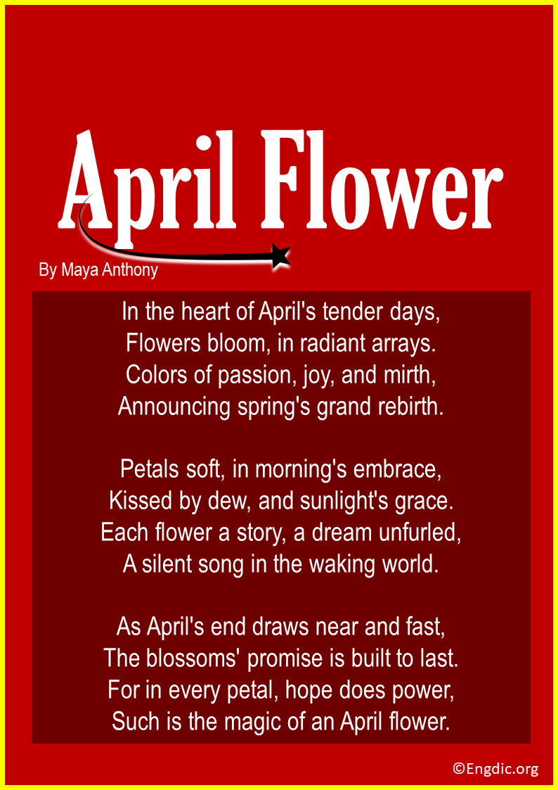 Poems about April Flower