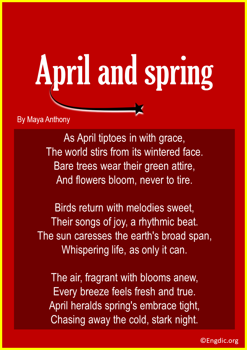 Poems about April and spring