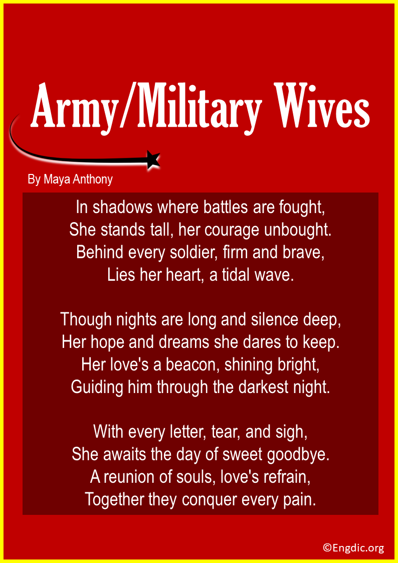 army wife poems