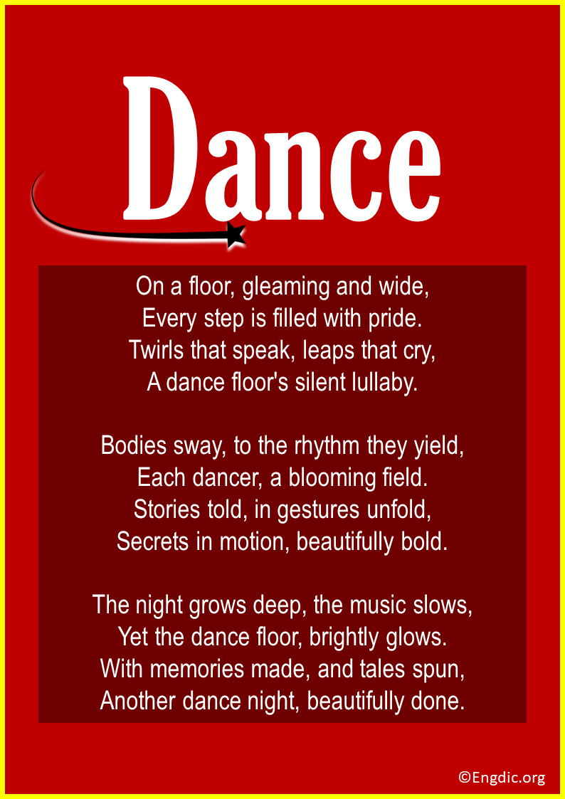 Poems about Dance