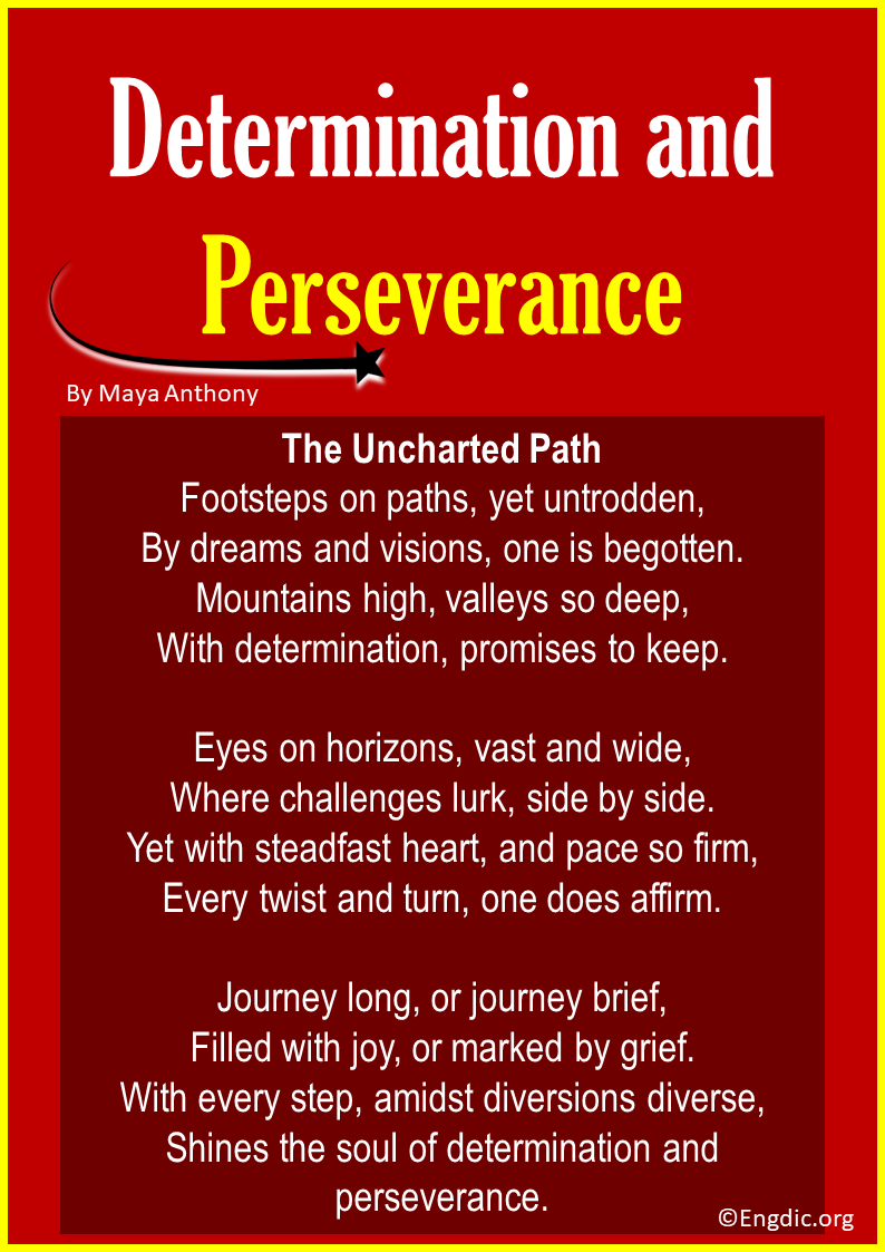 Poems about Determination and Perseverance