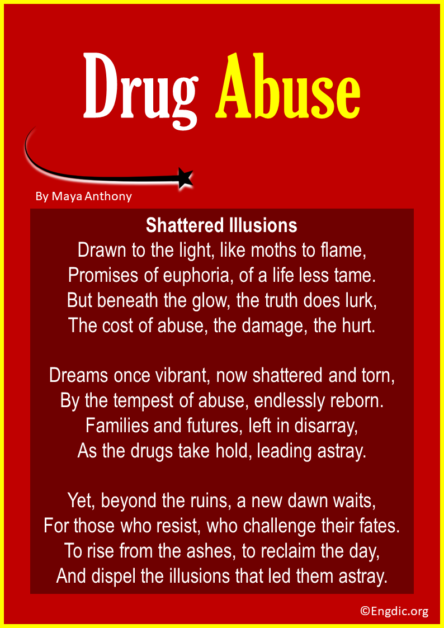 20 Best Poems about Drugs (Addiction, Abuse, Awareness) - EngDic