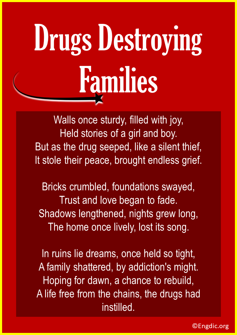 Poems about Drugs Destroying Families