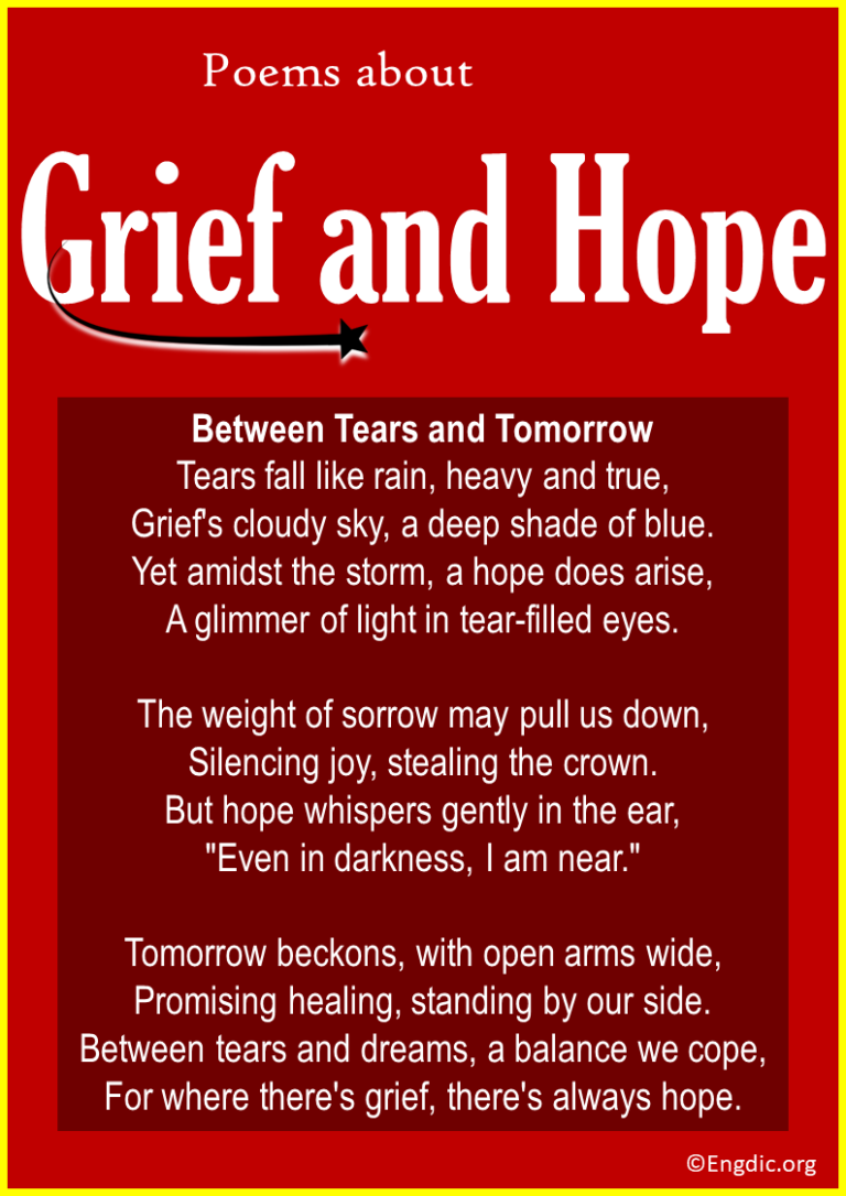 Top 20 Comforting Poems about Grief EngDic