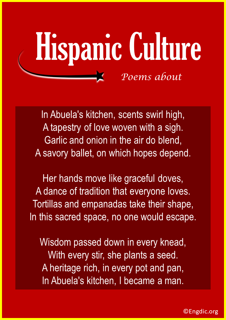 Poems about Hispanic Culture