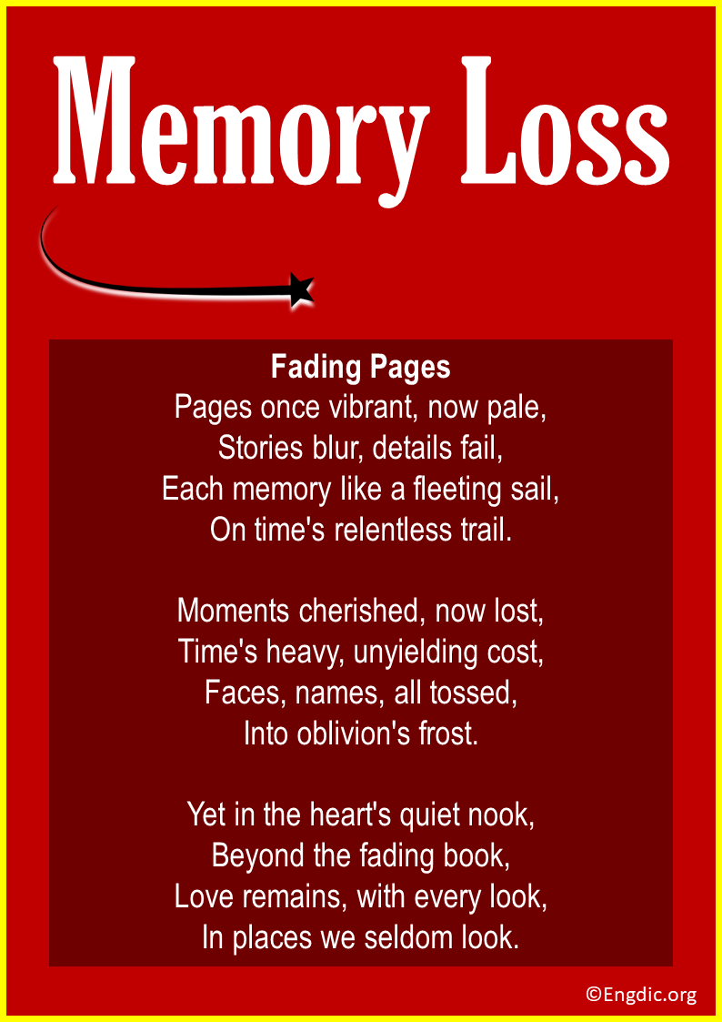 Poems about Memory Loss