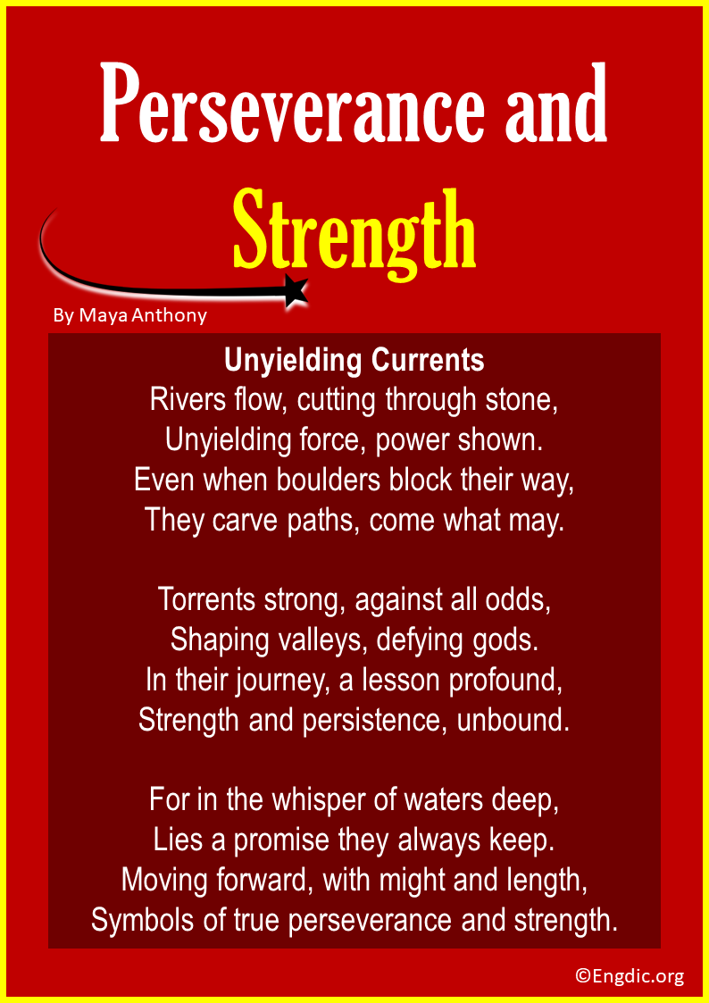 Poems about Perseverance and Strength