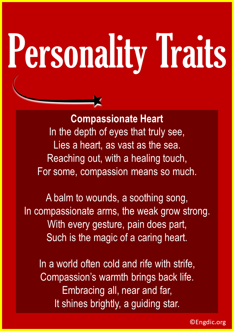 Poems about Personality Traits