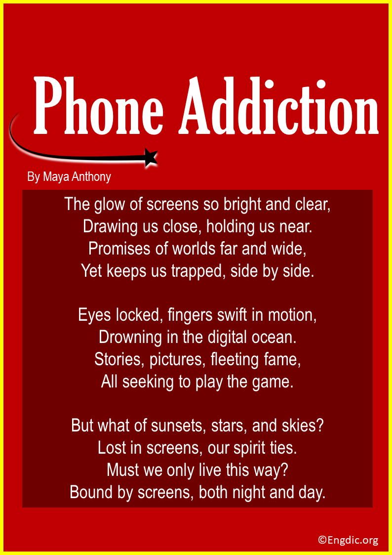 10 Best Poems about Phone Addiction - EngDic