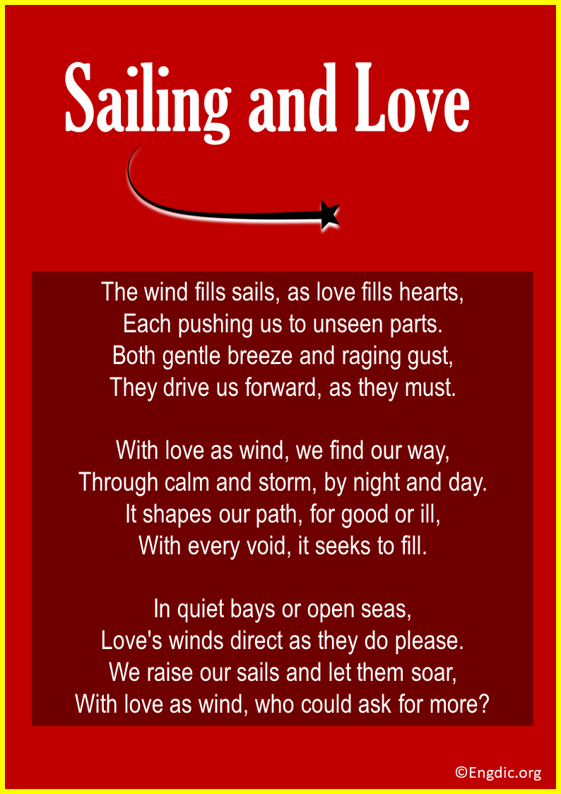Poems about Sailing and Love