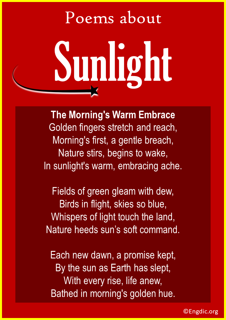 Poems about Sunlight