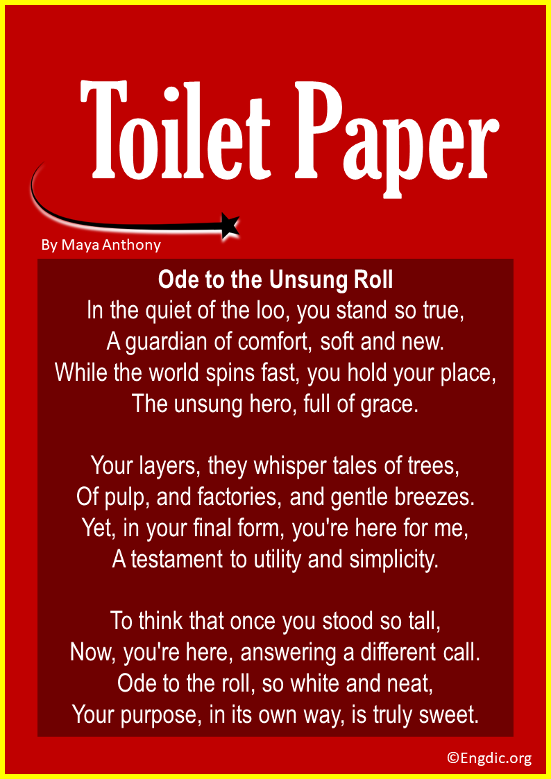 Poems about Toilet Paper