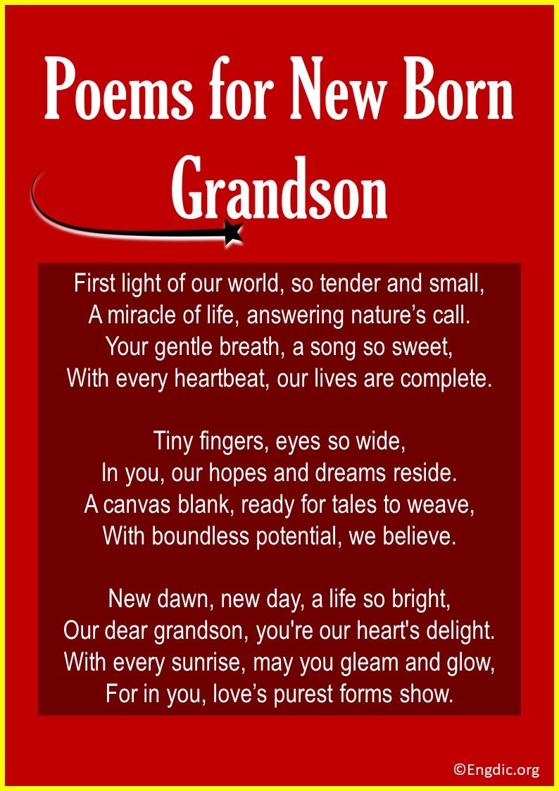 Poems for New Born Grandson