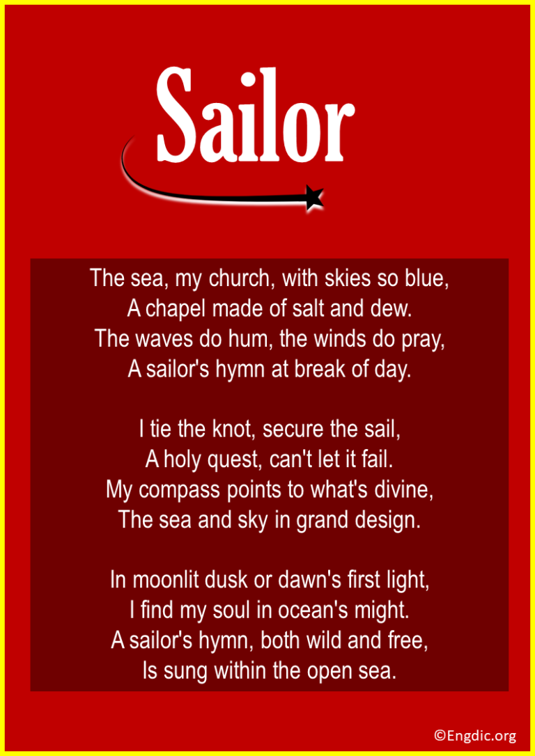 10 Best Poems About Sailing & Sailor - EngDic