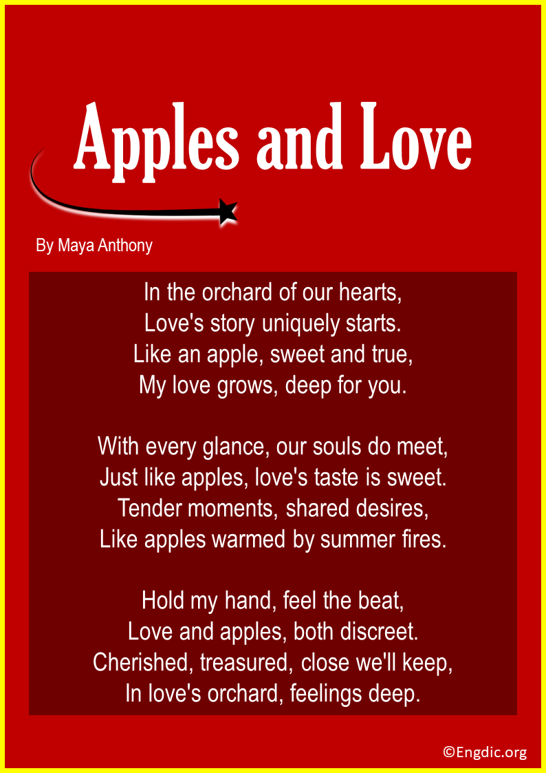 Poems on Apples and Love